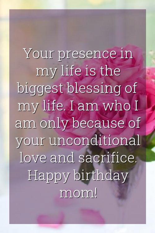 birthday wishes to a friends mom